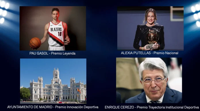 Pau Gasol junto a los premiados
