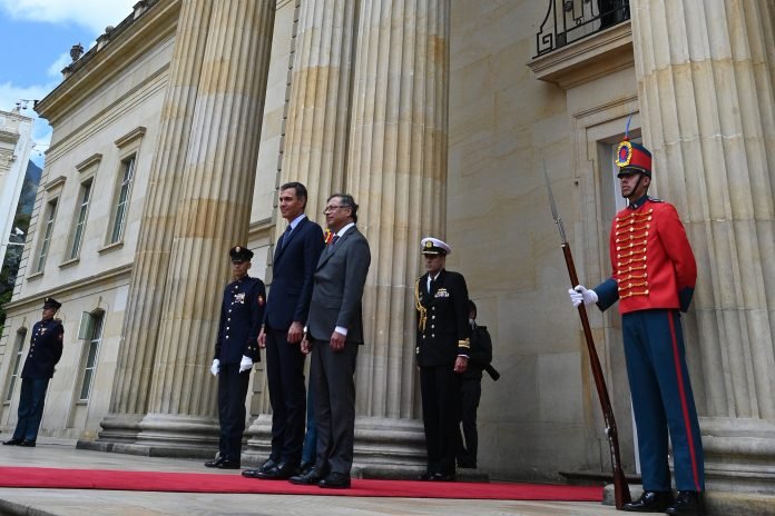 Sánchez y Gustavo Petro Sánchez y Gustavo Petro