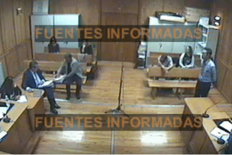 Gustavo González declarando ante el juez por el "caso Sálvame".