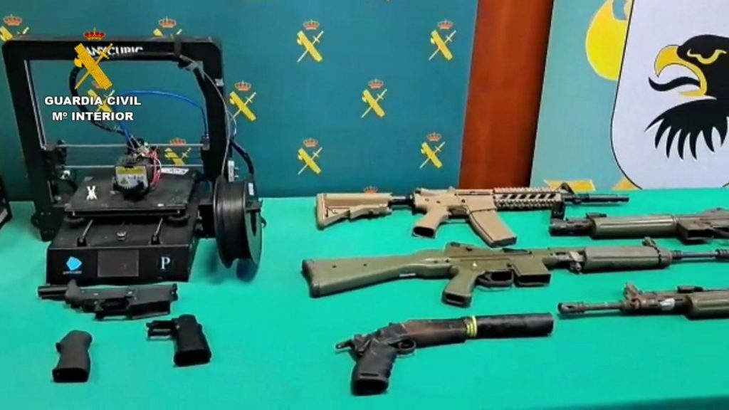 armas fabricadas en 3D