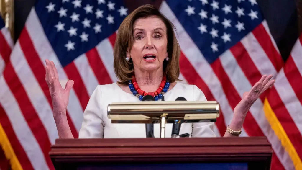 Nancy Pelosi, portavoz de la Cámara de los Representante