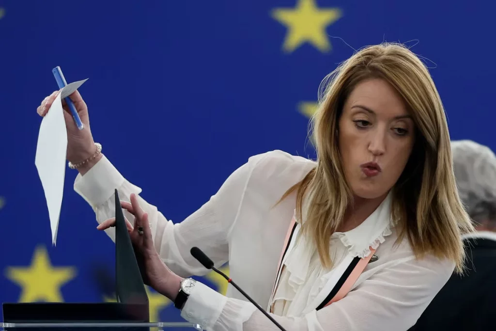 La exvicepresidenta del Parlamento Europeo, Eva Kaili.