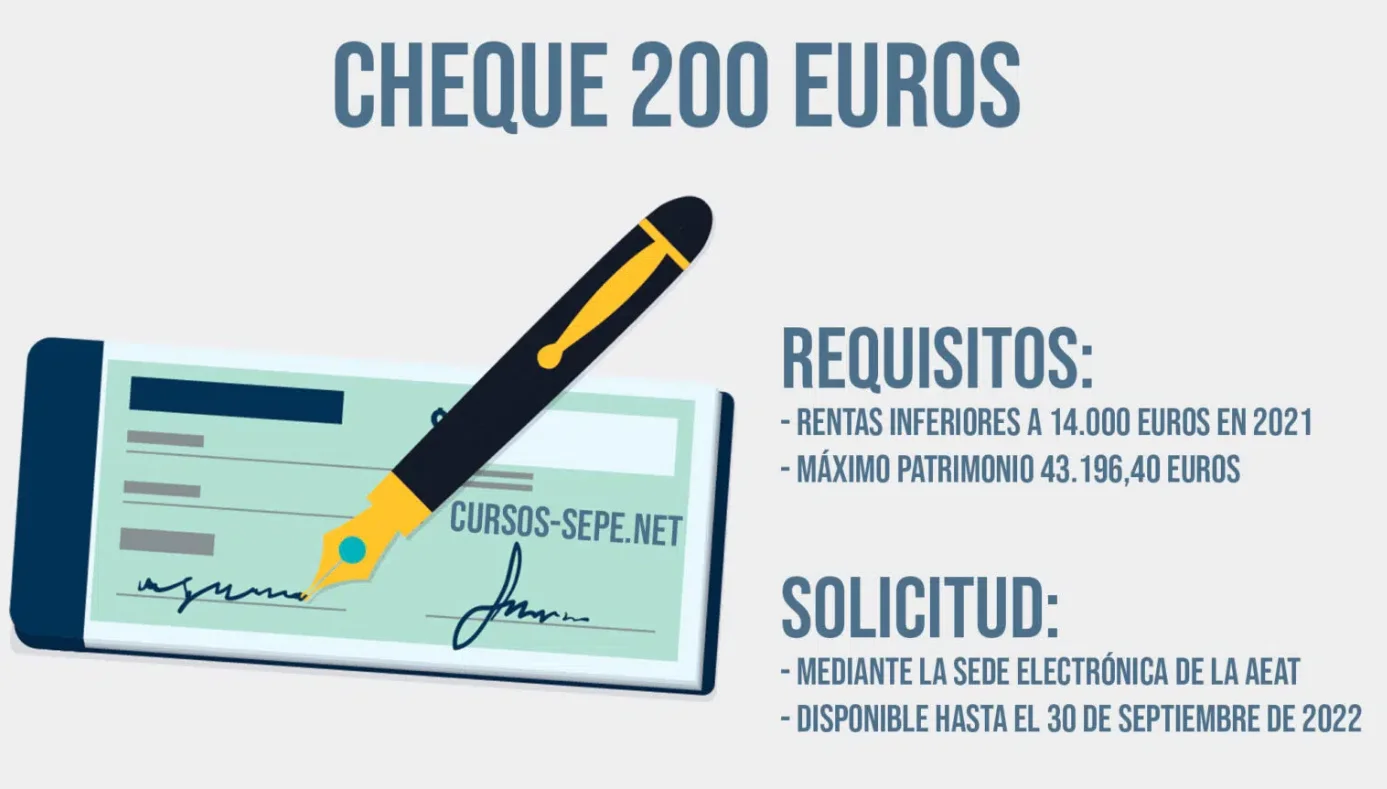 Cheque de 200 euros