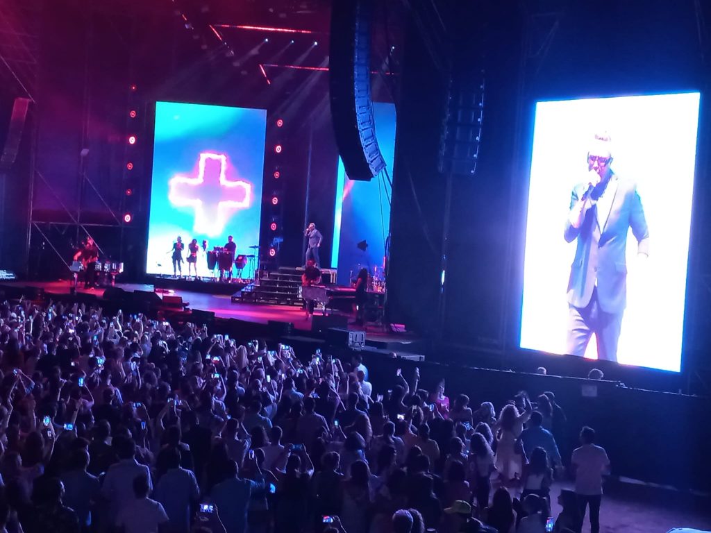 Alejandro Sanz en su presentación en la Plaza de Toros de Granada. | Fuente: Fuentes Informadas