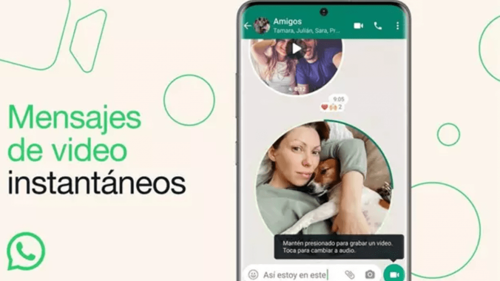 Los mensajes de vídeo llegan a WhatsApp