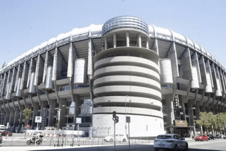 Estadio Santiago Bernabéu de Madrid.