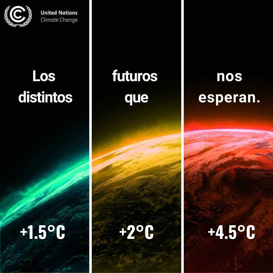 La ONU ha advertido en su cuenta de Instagram del daño de las altas temperaturas al planeta.