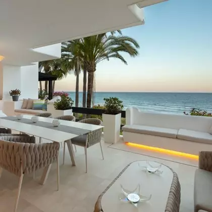 Vista desde la terraza del ático más caro de España, ubicado en Marbella. | Fuente: Europa Press