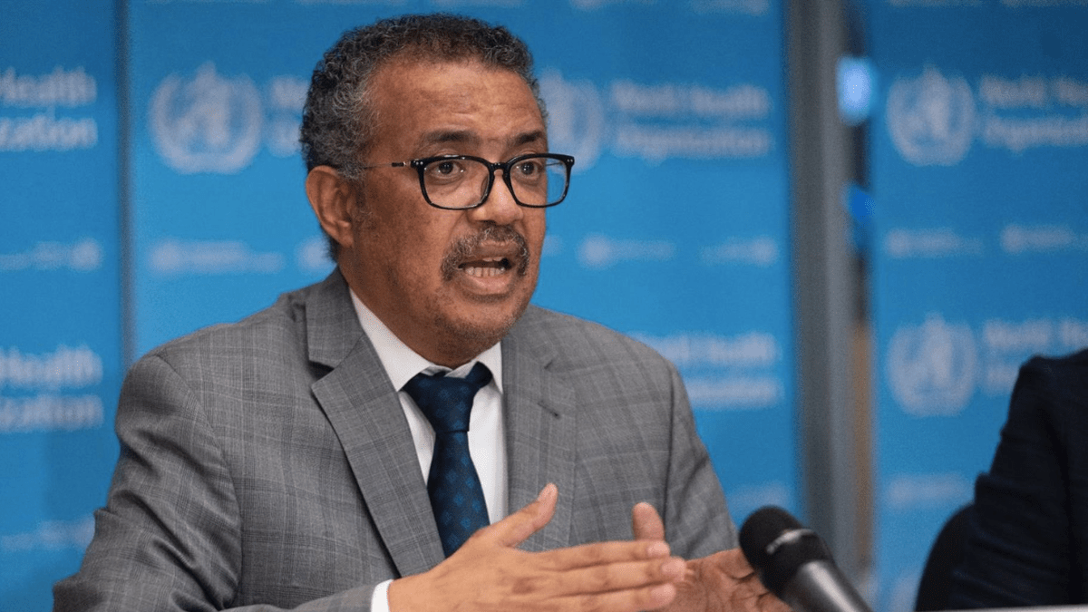 El director general de la Organización Mundial de la Salud (OMS), Tedros Adhanom Ghebreyesus.