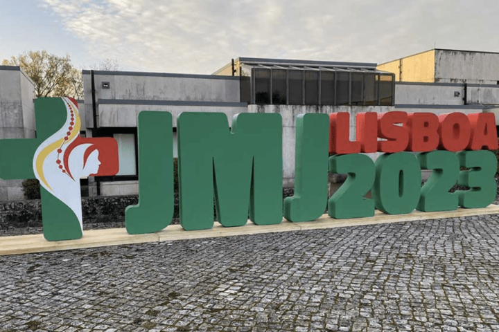 Jovenes cátolicos JMJ Lisboa 2023.