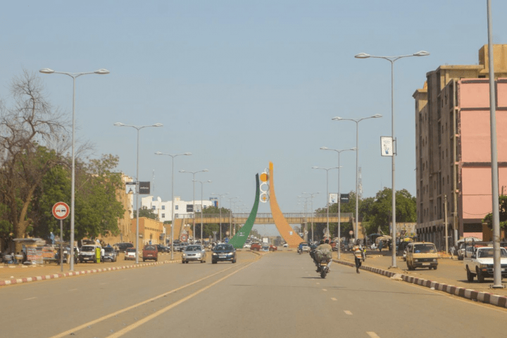 Una calle de Niamey, en Níger