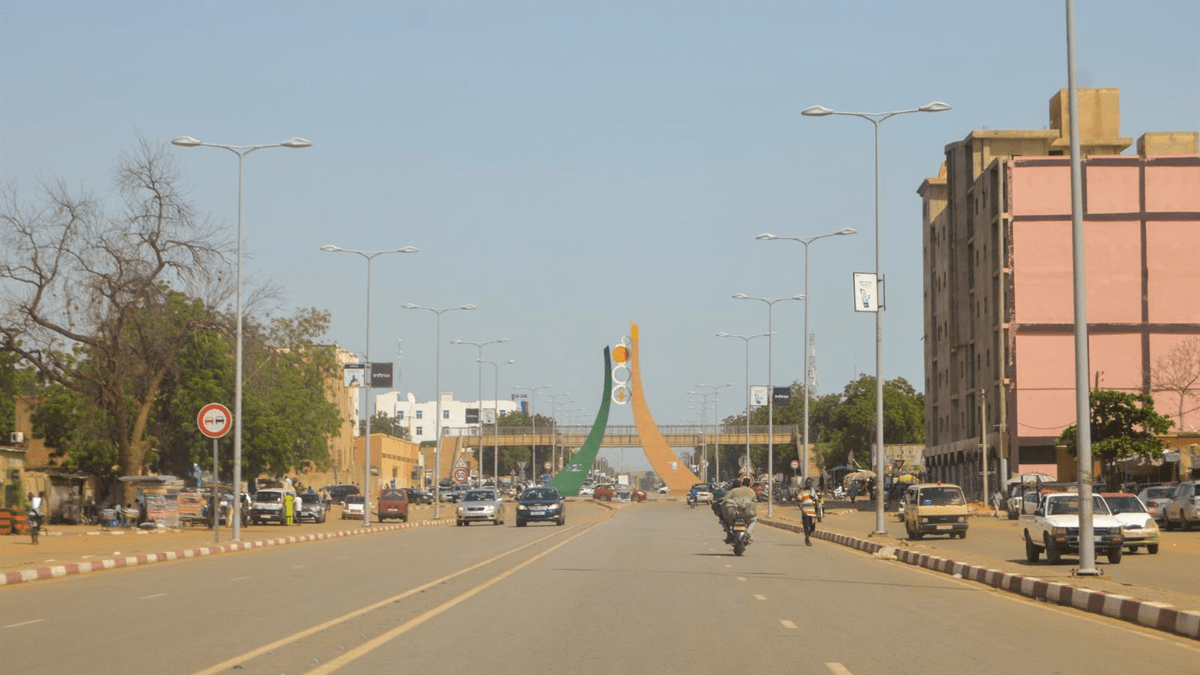 Una calle de Niamey, en Níger