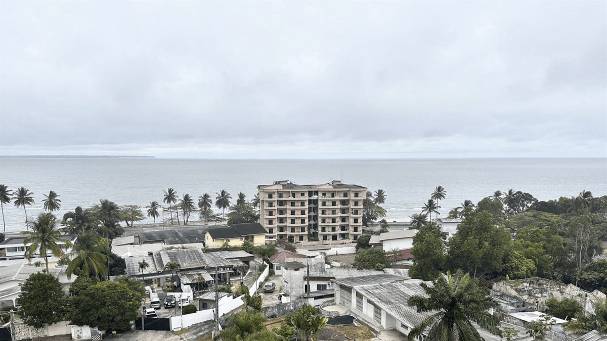 Vistas generales en Libreville, capital de Gabón