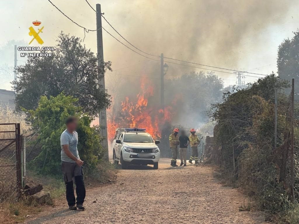 La provincia de Cáceres fue víctima de incendios forestales los pasados días 19 y 23 de julio.