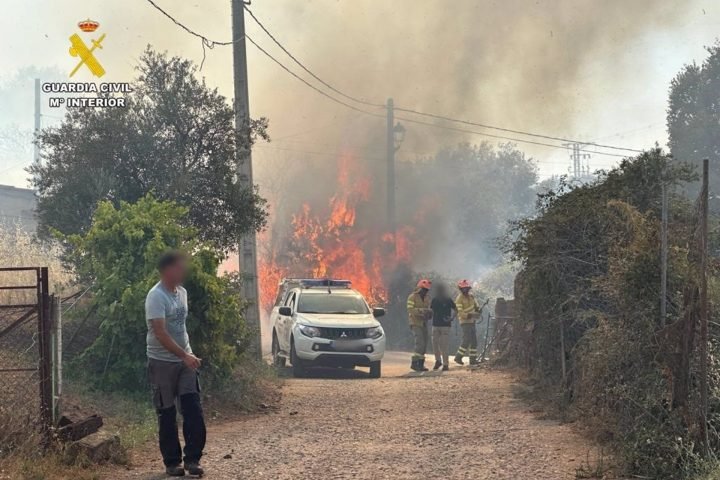 La provincia de Cáceres fue víctima de incendios forestales los pasados días 19 y 23 de julio.