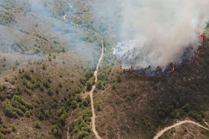 Los Bomberos de la Generalitat han dado por extinguidos los dos incendios forestales de Tivissa (Tarragona) a las 18.45 de este viernes.