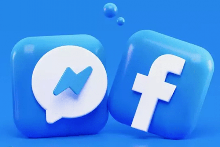 Icono de Messenger y Facebook