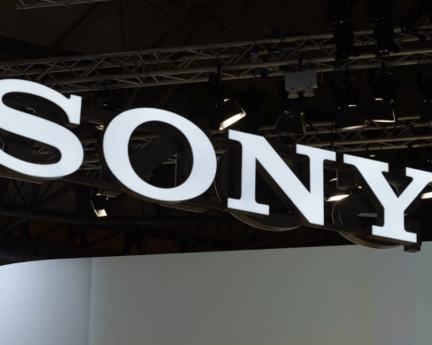 Logotipo de Sony en Mobile World Congress de Barcelona