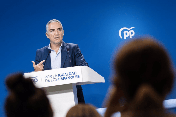 El coordinador general del PP, Elías Bendodo