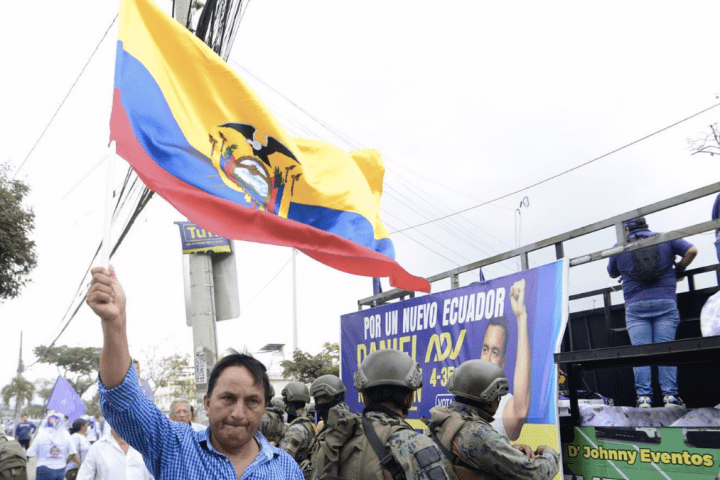 El presidente electo de Ecuador, Daniel Noboa