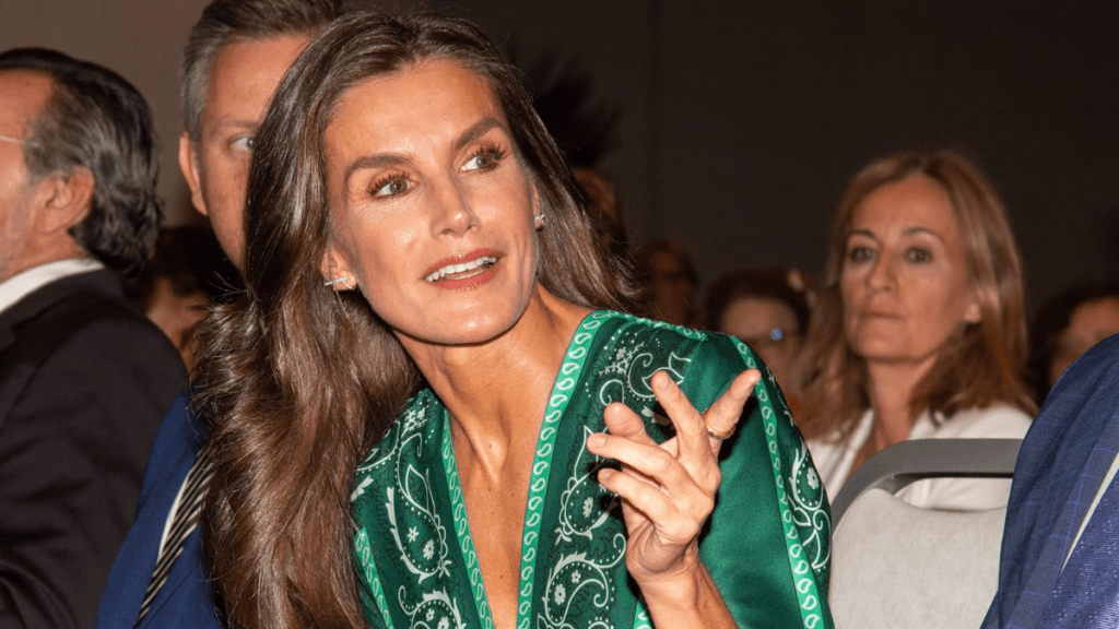 La Reina Letizia durante al acto institucional del “Día Mundial de la salud mental 2023”