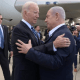 Presidente Joe Biden junto al primer ministro israelí Benjamin Netanyahu