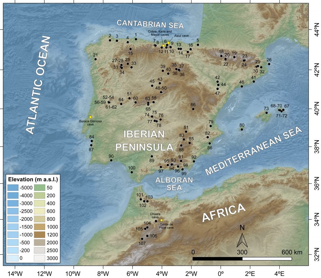 Mapa de España que refleja la evolución de la sequía. /UGR