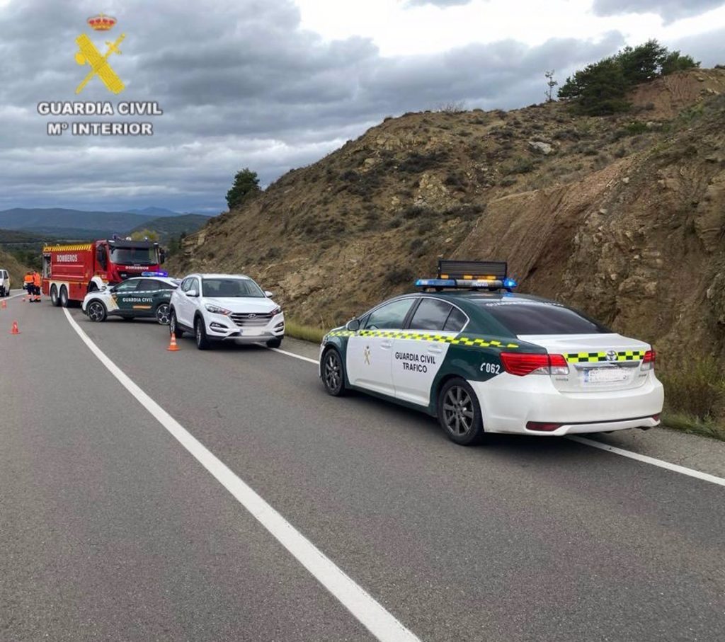 Una persona ha resultado herida grave en un accidente de circulación.