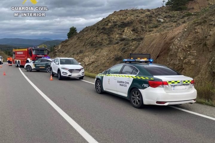 Una persona ha resultado herida grave en un accidente de circulación.