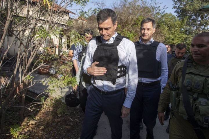 Alexander de Croo y Pedro Sánchez