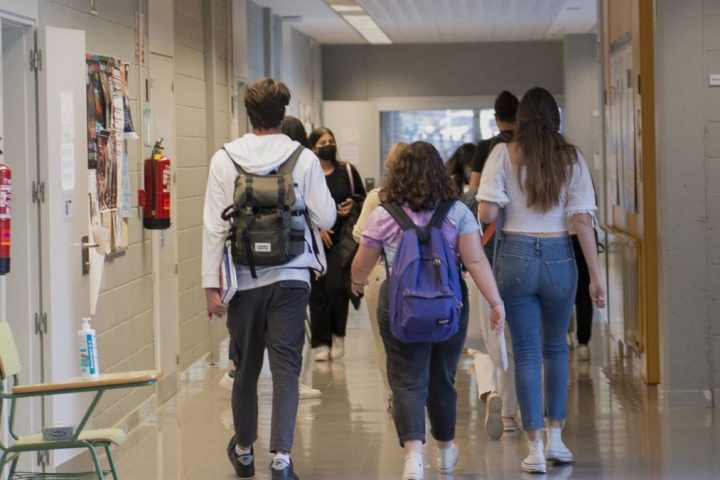 Un grupo de estudiantes