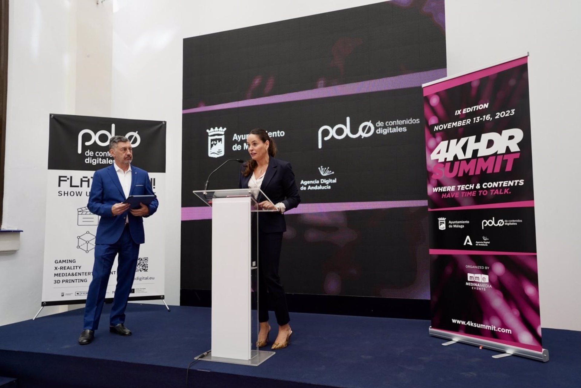 La 4K HDR Summit 2023 tendrá lugar en el Polo Nacional de Contenidos Digitales de Málaga del 13 al 16 noviembre