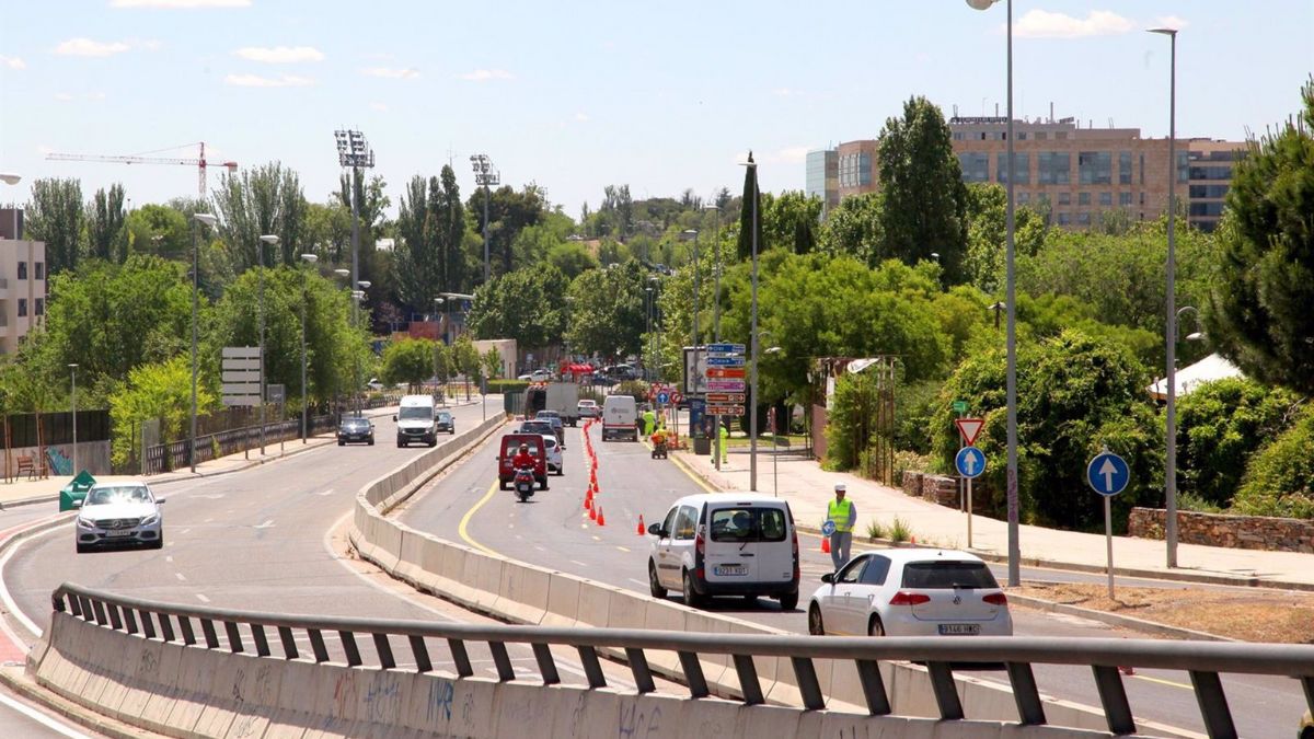 Imagen de la A-1 a su paso por la localidad de Alcobendas - AYUNTAMIENTO DE ALCOBENDAS