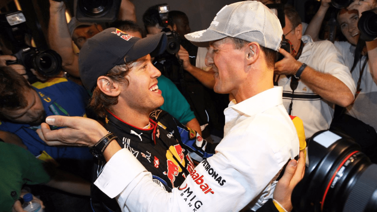 Sebastián Vettel considera a Schumacher como el "el héroe" de la Fórmula 1 de su generación