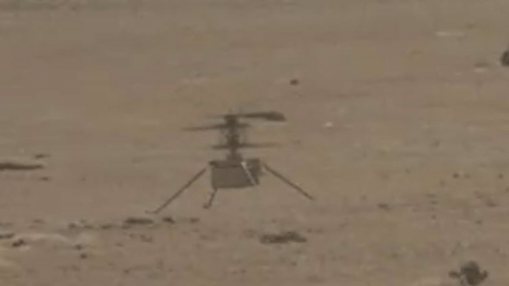 Real Rover Ingenuity Helicóptero Ingenuity de la NASA aterriza antes de lo esperado