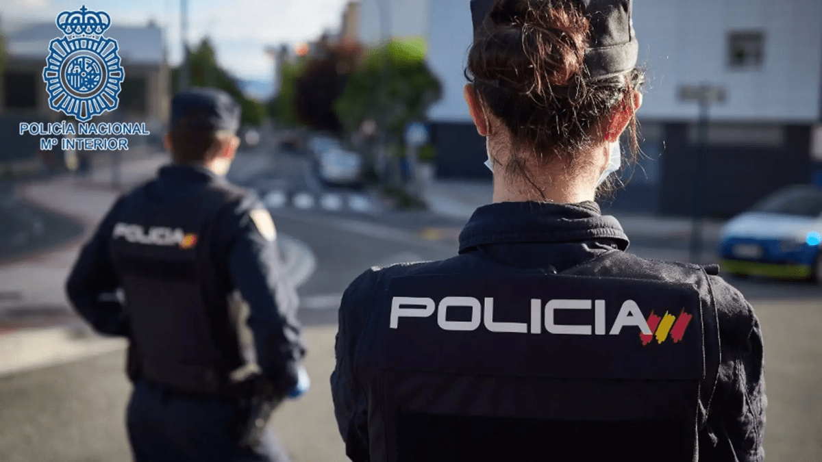 Policía y detenidos por forzar puerta en Elche