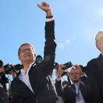 El PP se concentra en la Plaza de España