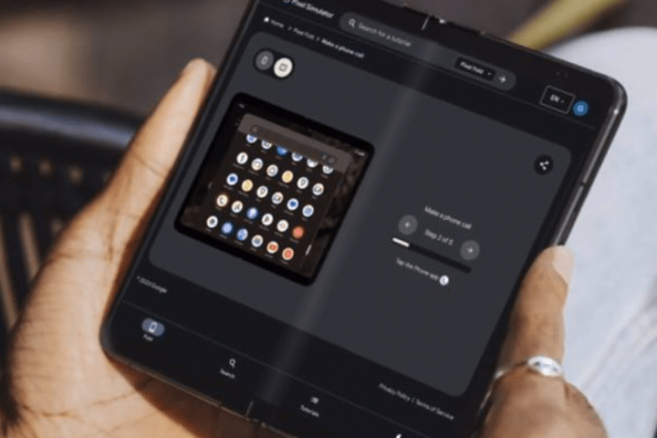 Android 15 dispositivos plegables pantallas gestos