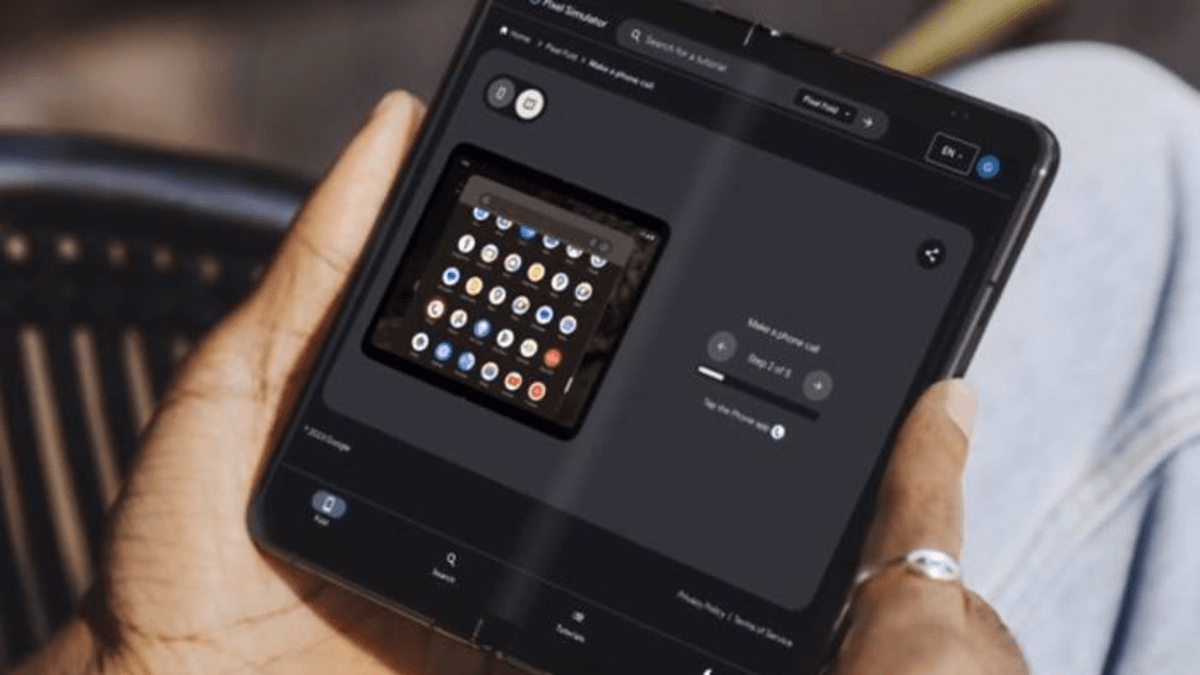 Android 15 dispositivos plegables pantallas gestos