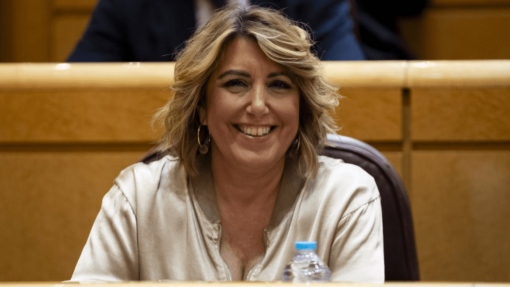 Archivo - La senadora del PSOE Susana Díaz durante una sesión plenaria en el Senado | Fuente: A. Pérez Meca / Europa Press