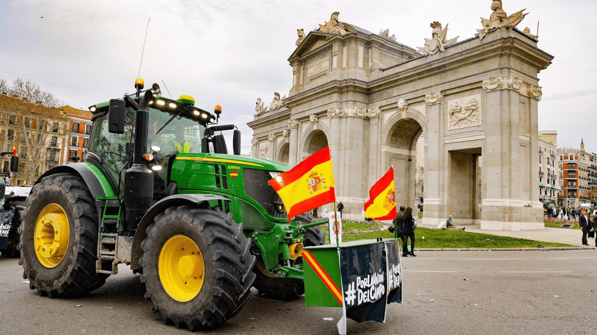 campo tractores protestas madrid. todo en madrid
