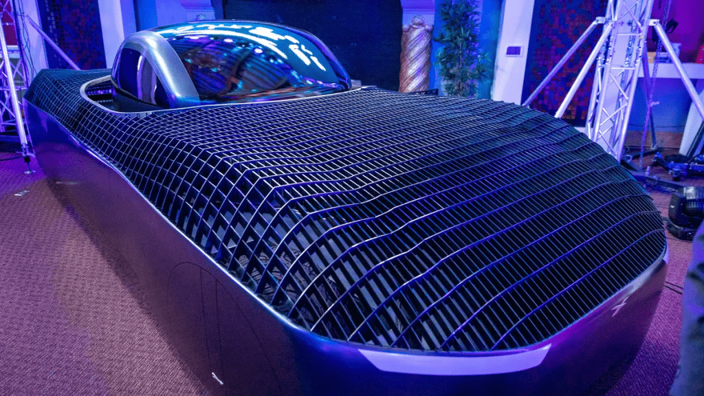 MWC Barcelona mola mira que coche mñas futurista e inútil