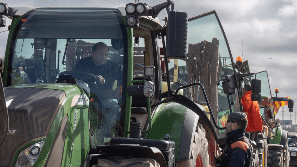 Octavo día de manifestaciones de los agricultores españoles