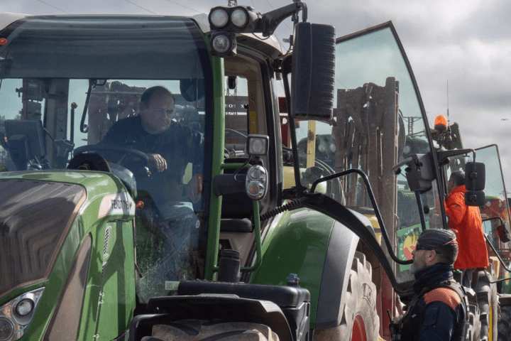 Octavo día de manifestaciones de los agricultores españoles