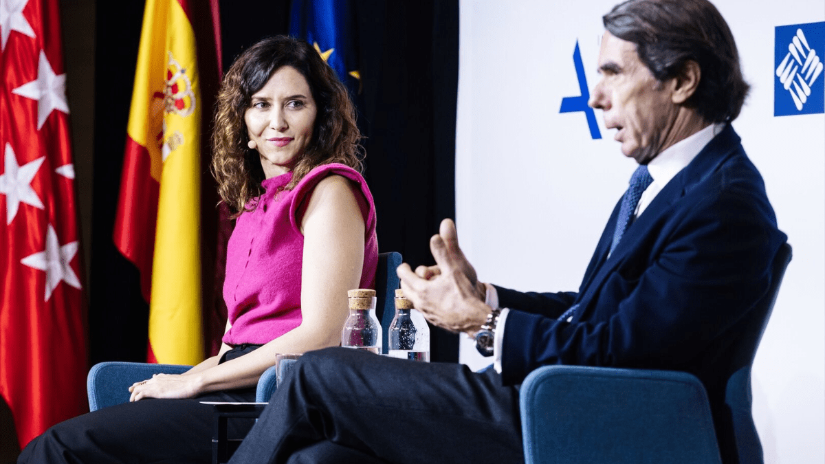 Aznar y Ayuso critican las políticas del agua en Cataliña