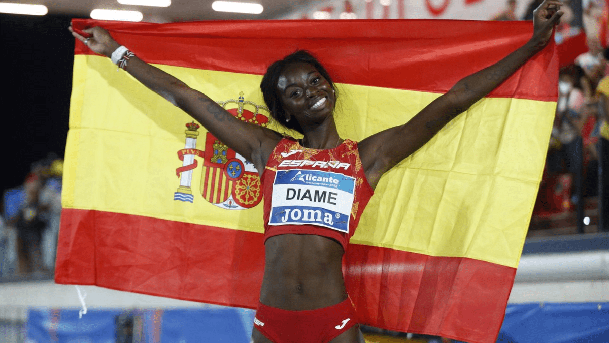 Fátima Diame, medalla en atletismo