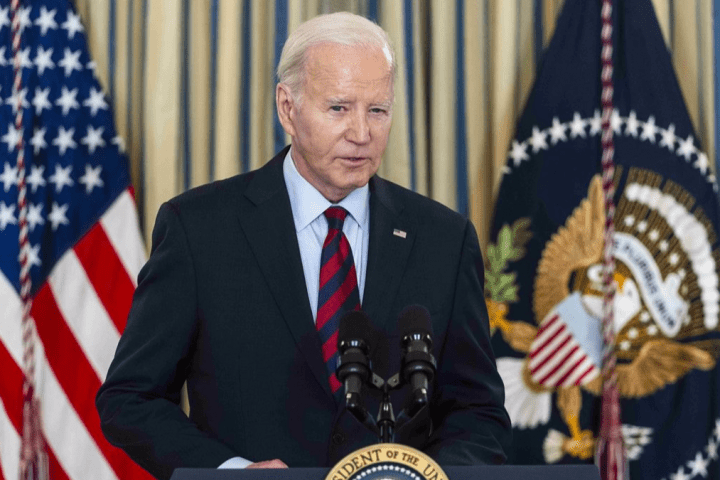 Joe Biden, presidente de Estados Unidos, comparece ante los medios | Fuente: Europa Press