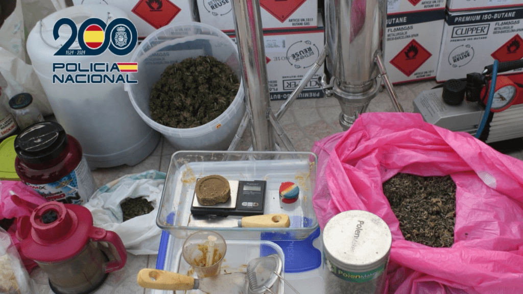 Incautación de droga en Murcia