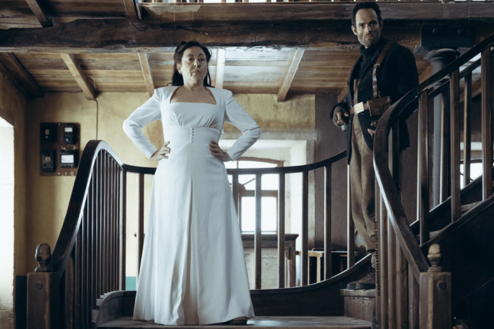 Carmen Machi vestida de cine película de estreno novia divina