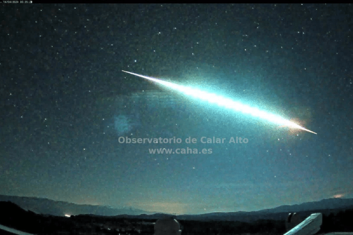 Bola de fuego en el cielo andaluz españa asteroide